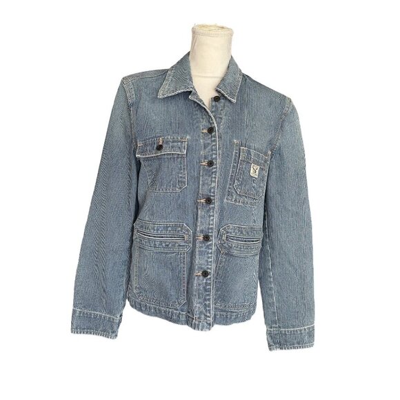 American Living Blue Denim Jacket - Picture 9 of 11
